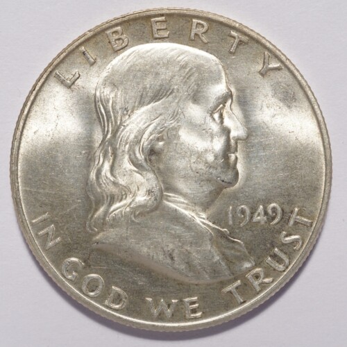 1949-D Franklin Silver Half Dollar