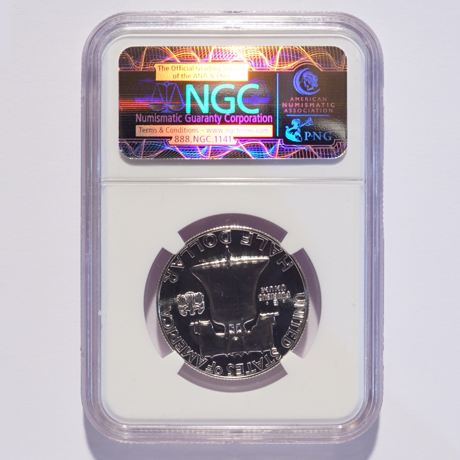 1962 Franklin Silver Half Dollar Proof NGC PR67 - Image 2