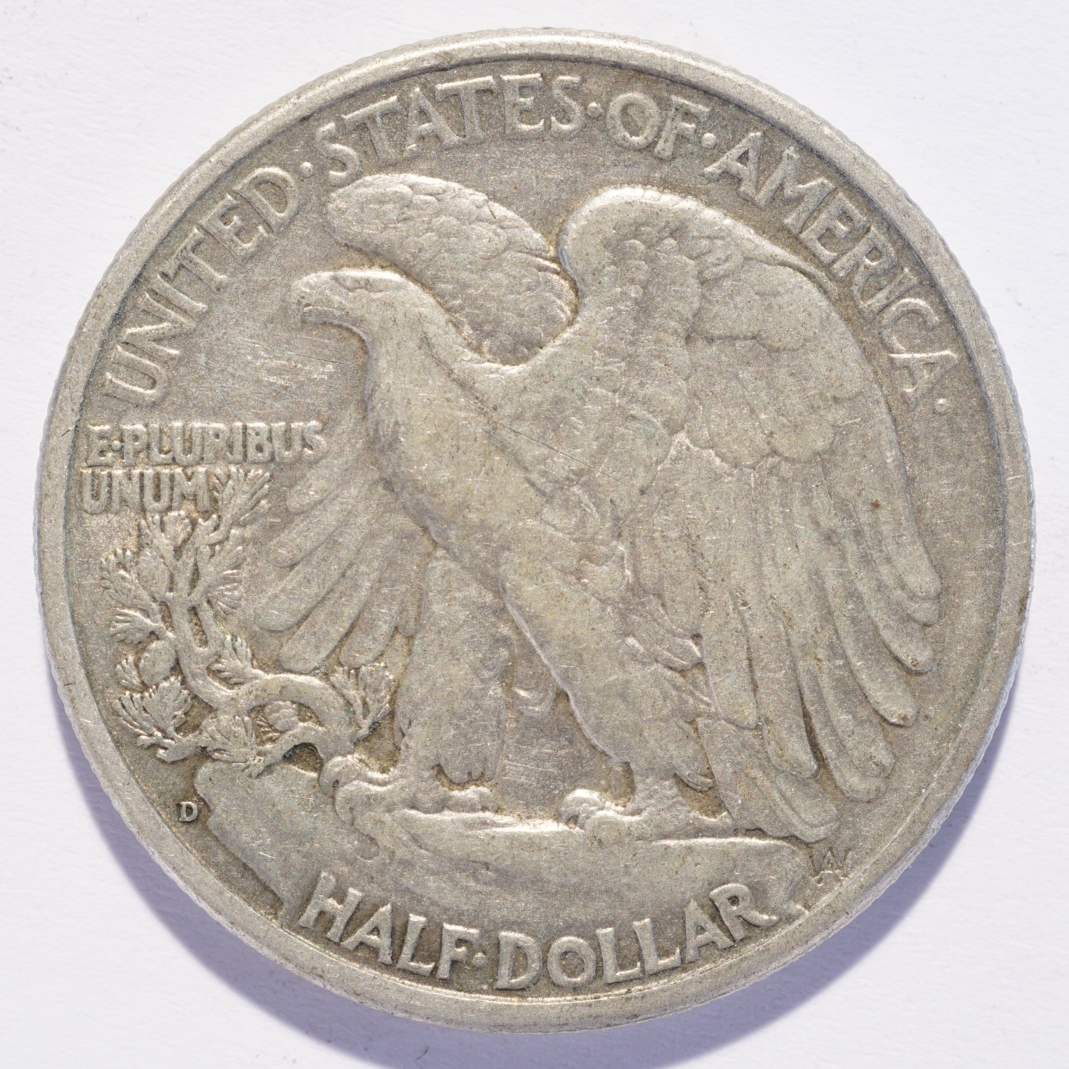 1938-D Liberty Walking Silver Half Dollar - Image 2
