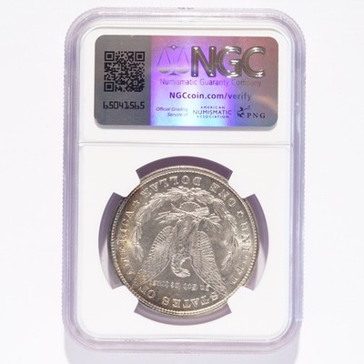 1878 Morgan Silver Dollar 7TF Rev of '78 NGC MS61 - Image 4