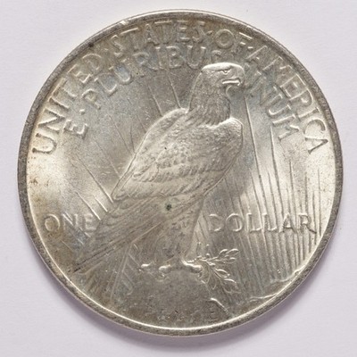 1923 Peace Silver Dollar Unc - Image 4