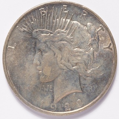 1923-D Peace Silver Dollar Unc - Image 3
