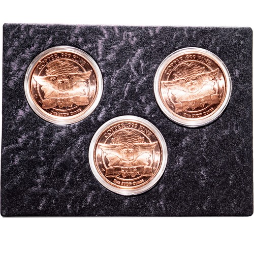 Lady Liberty (3) Coin Copper Tribute Set - Image 3