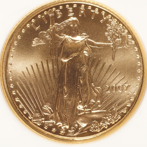 2007 Gold American Eagle $5 NGC MS70 Early Releases - Image 2