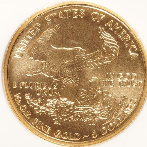 2007 Gold American Eagle $5 NGC MS70 Early Releases - Image 3