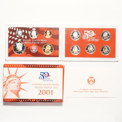 2001 Proof Set Silver