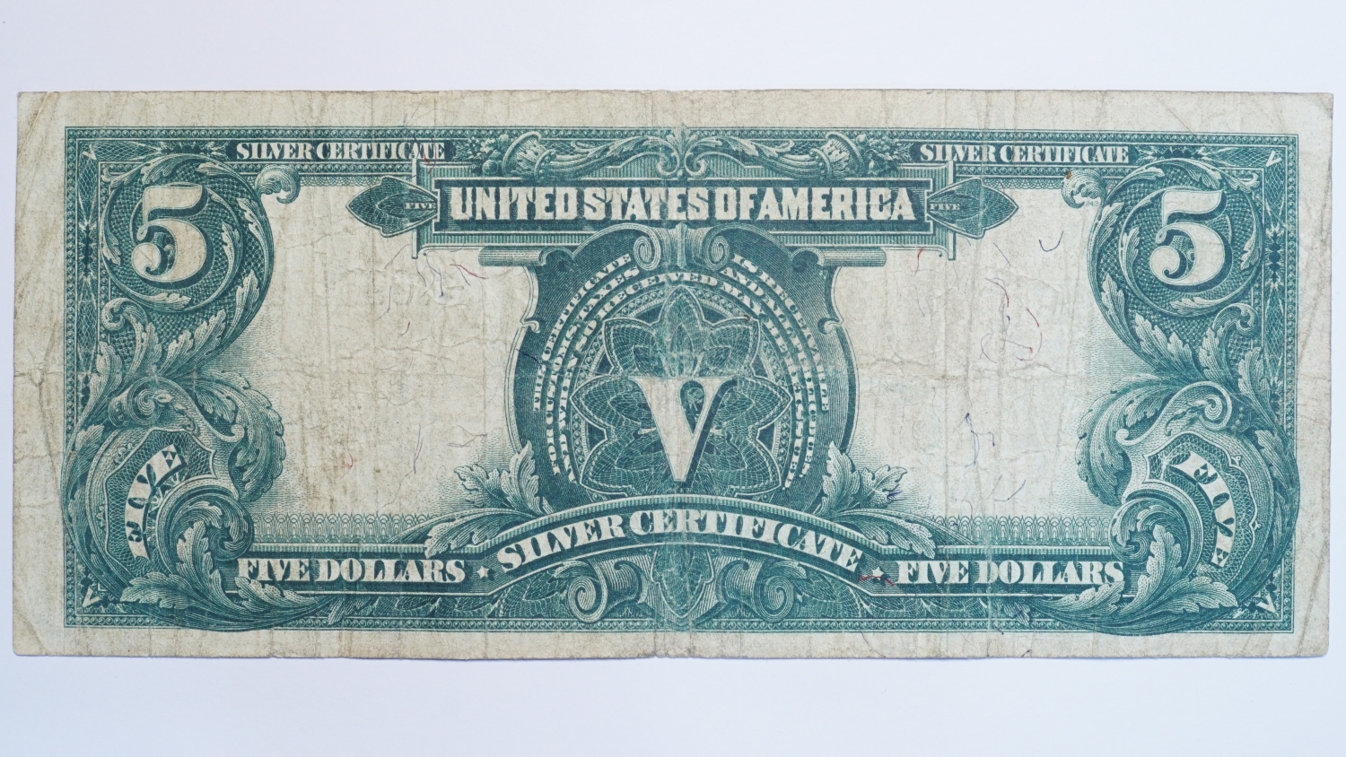 1899 Indian Chief Silver Certificate Five Dollars - Image 2