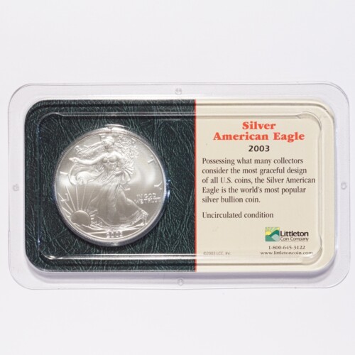 2003 Silver American Eagle Dollar Littleton