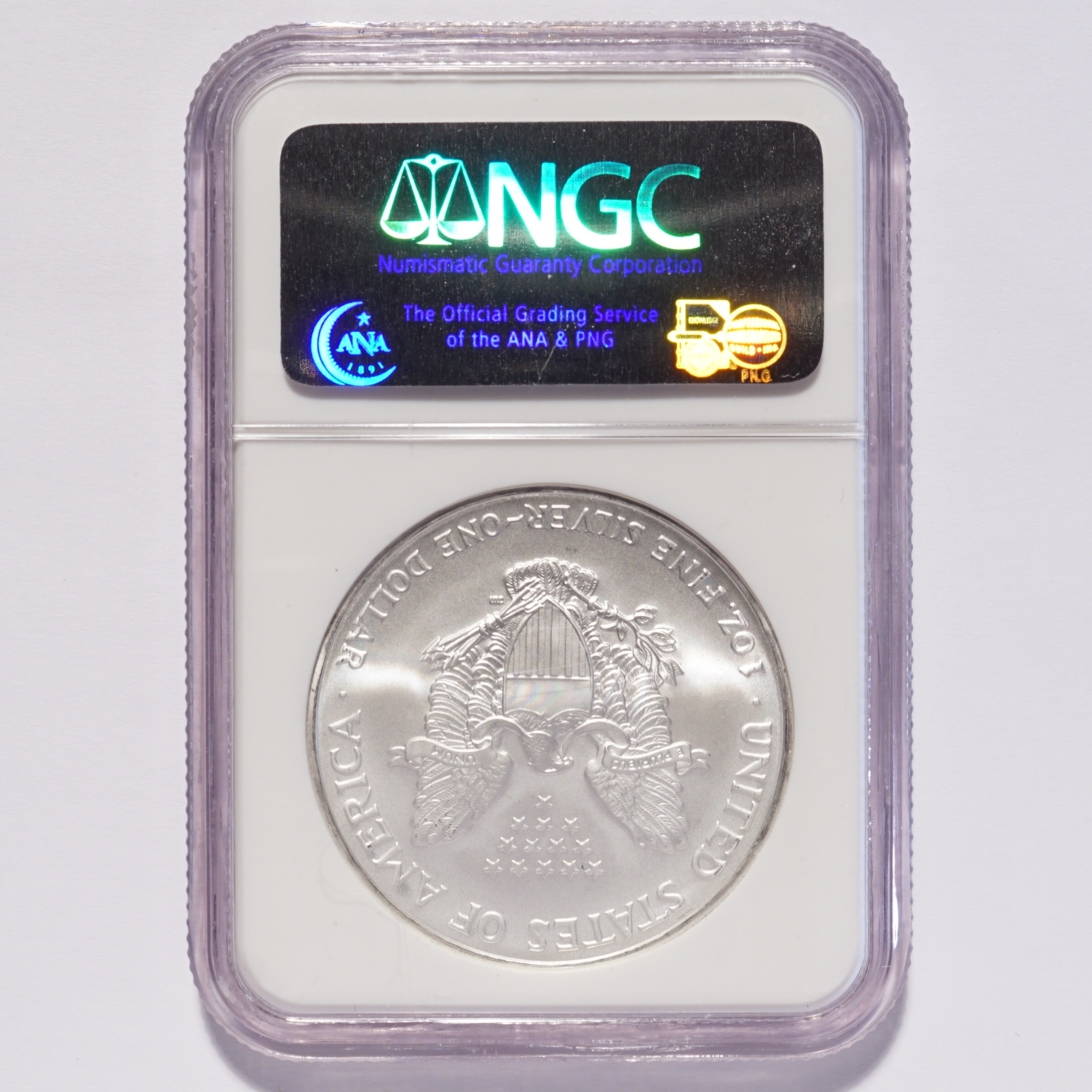 2007 Silver American Eagle NGC MS69 Early Releases - Image 2