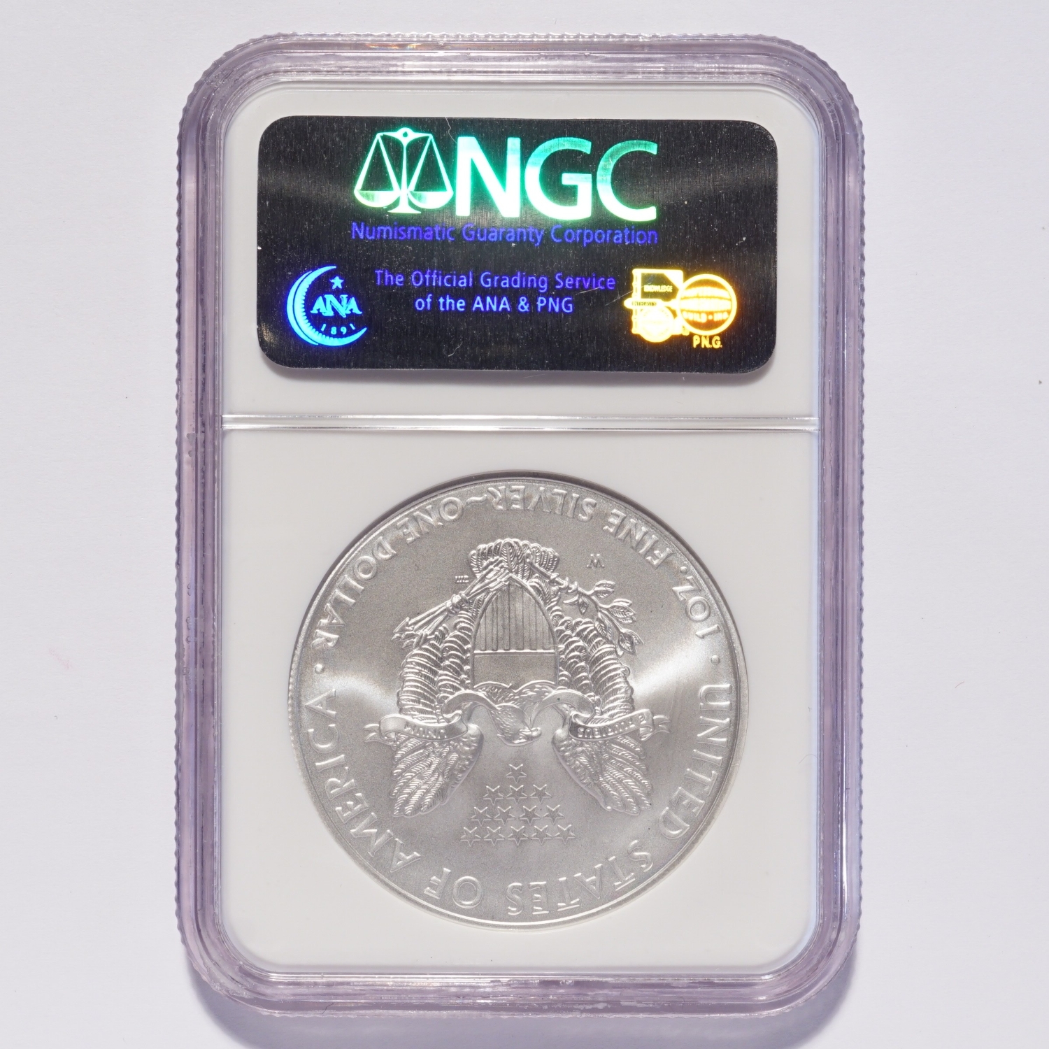 2008-W Silver American Eagle Dollar NGC MS69 - Image 2