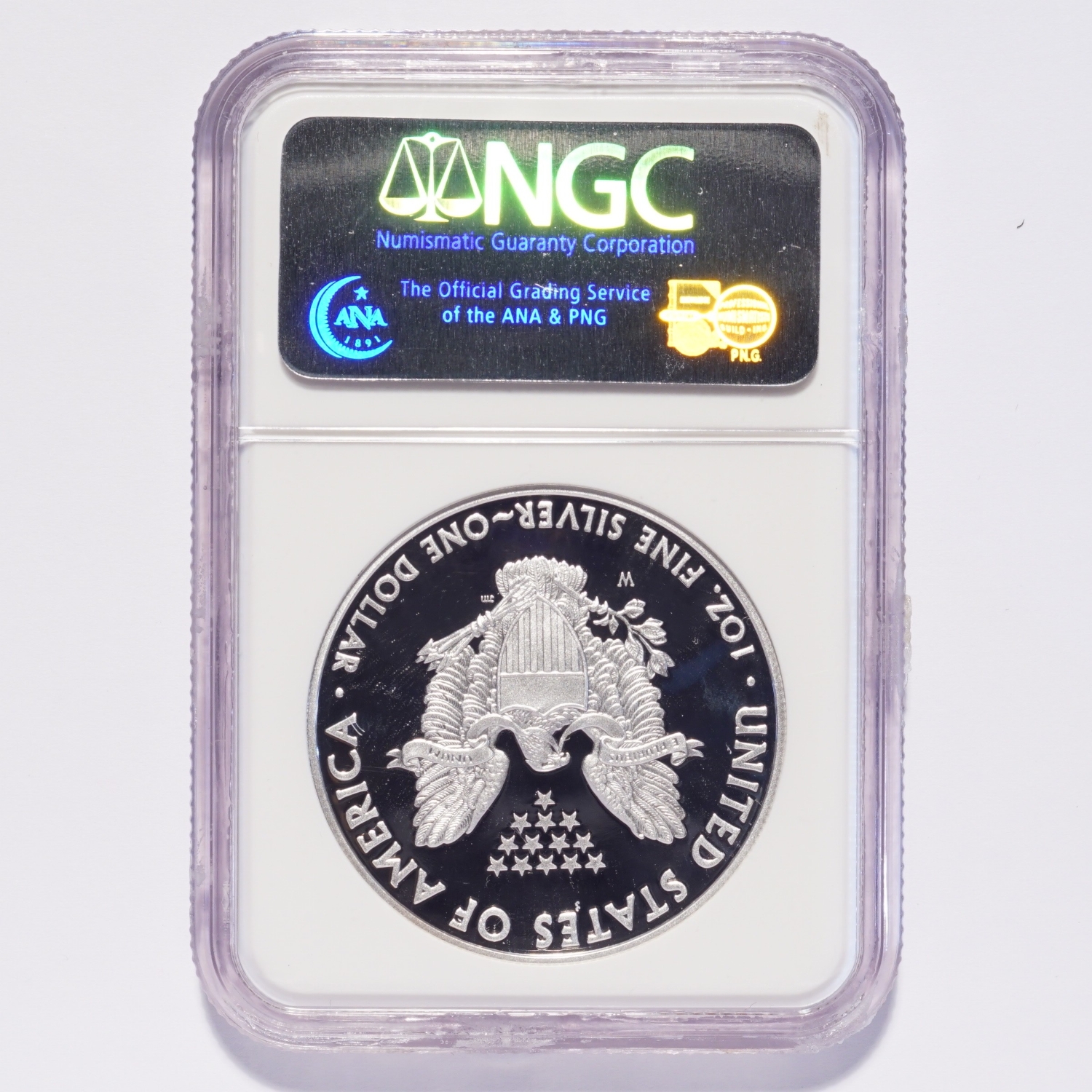 2008-W Silver American Eagle Dollar Proof NGC PF69 Ultra Cameo - Image 2