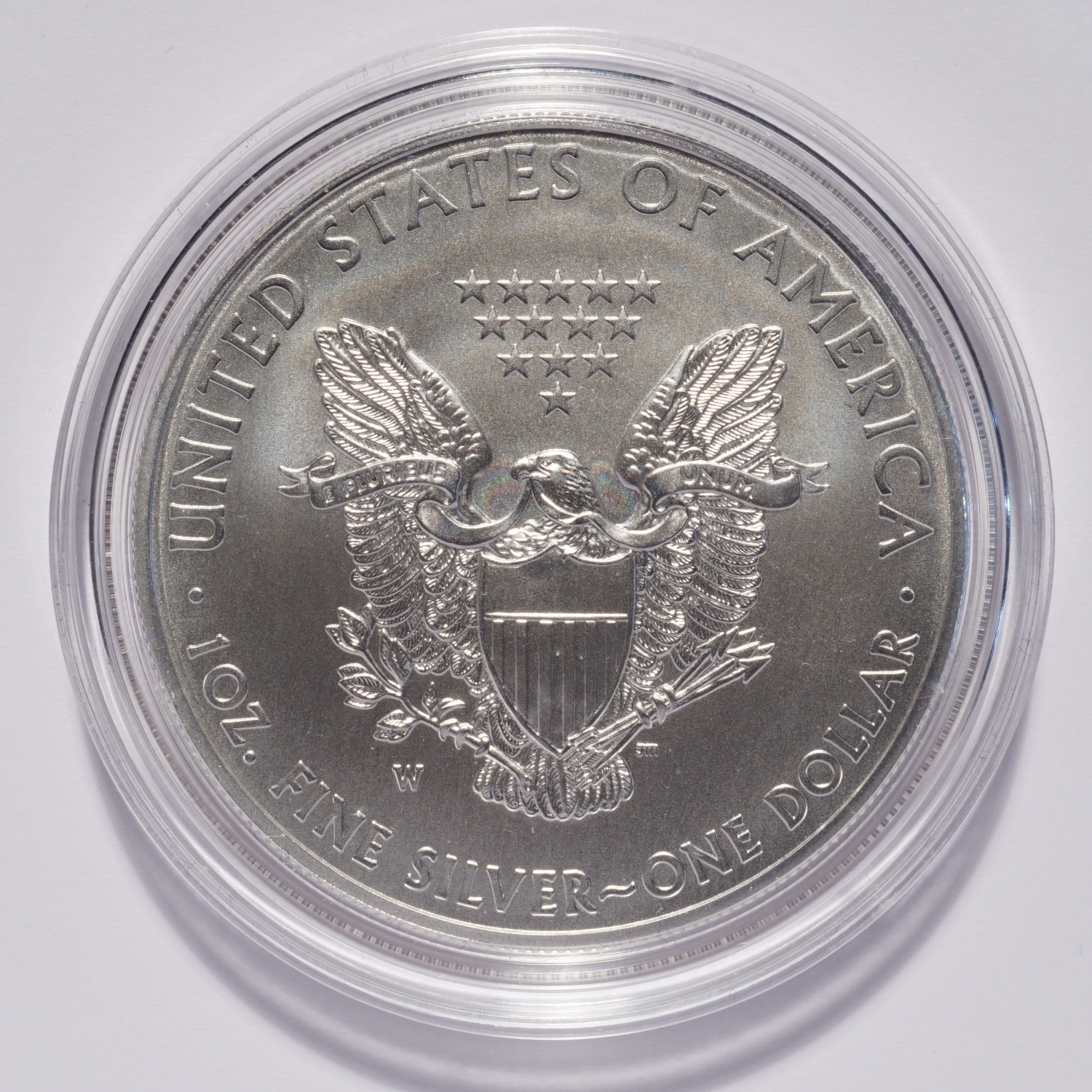 2012-W Silver American Eagle Dollar Burnished - Image 3