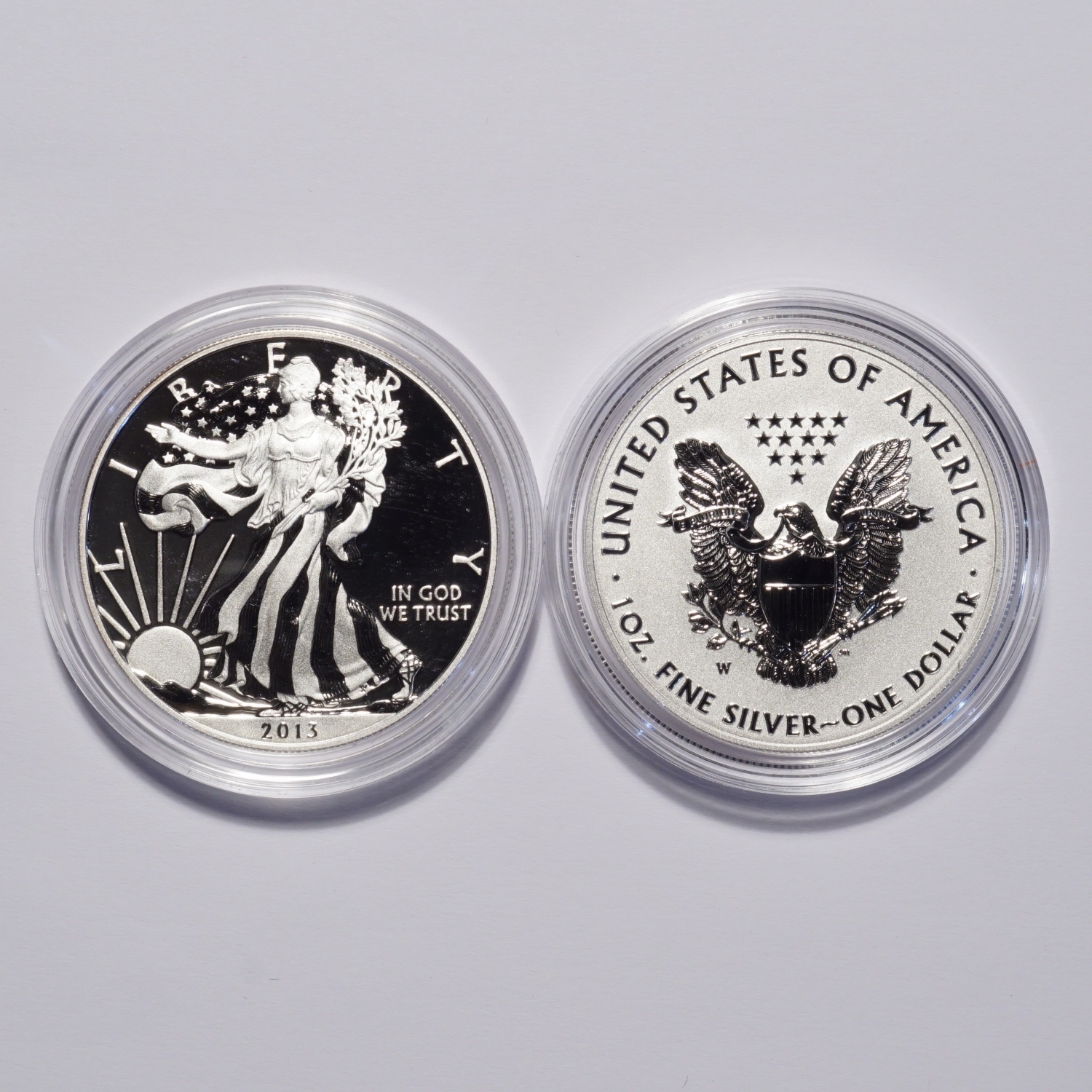 2013-W Silver American Eagle Two-Coin Proof Set - Image 2