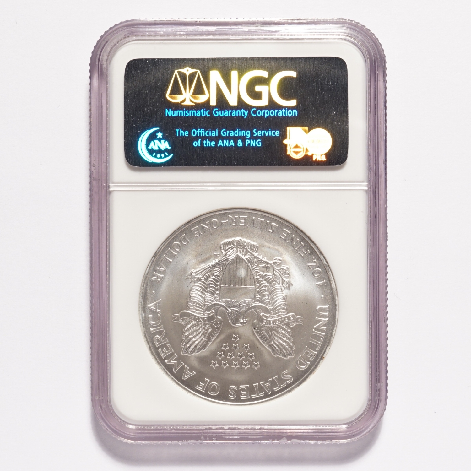 2003 Silver American Eagle Dollar NGC MS70 - Image 2