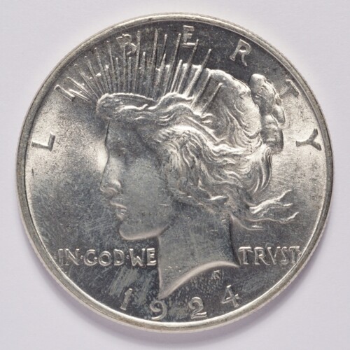 1924 Peace Silver Dollar Unc