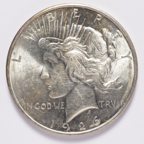 1926-D Peace Silver Dollar Unc