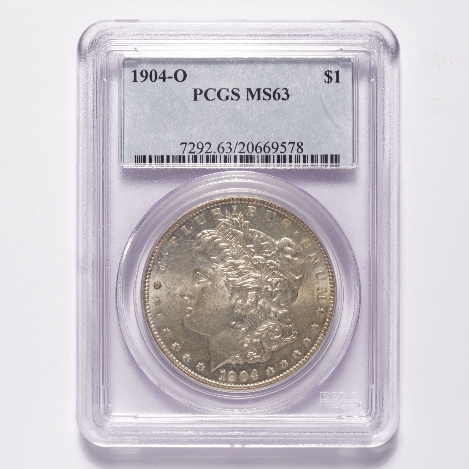 1904-O Morgan Silver Dollar PCGS MS63