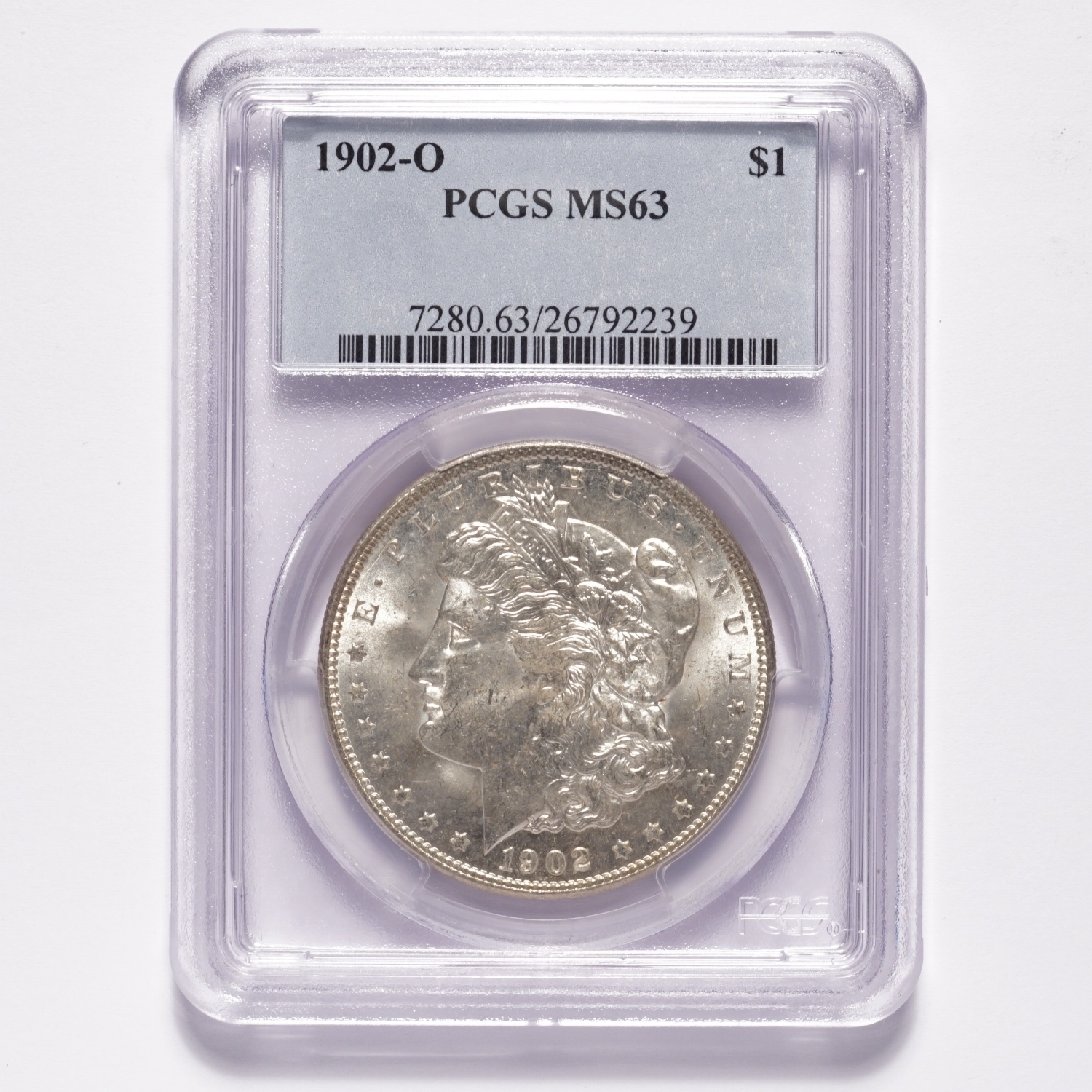 1902-O Morgan Silver Dollar PCGS MS63