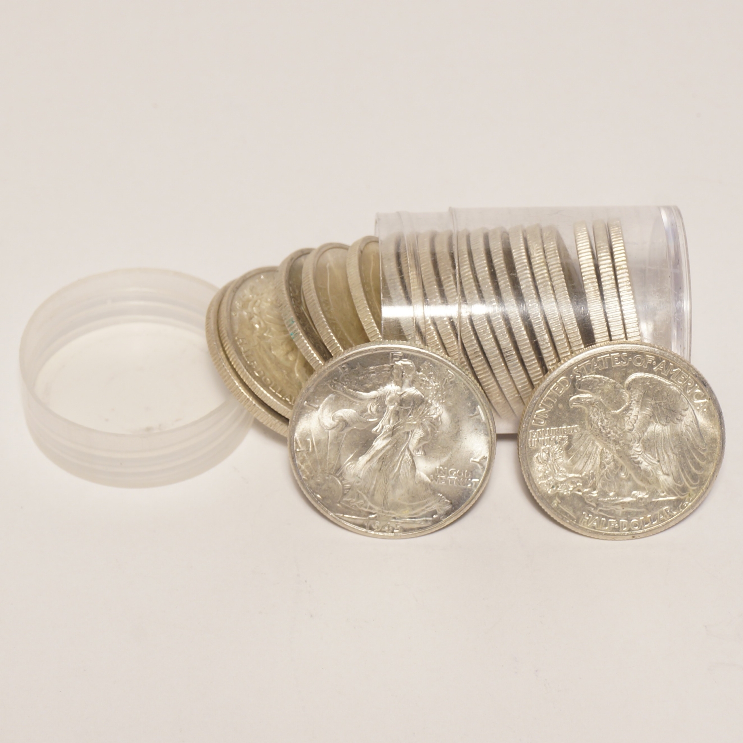 1945-D Liberty Walking Silver Half Dollar