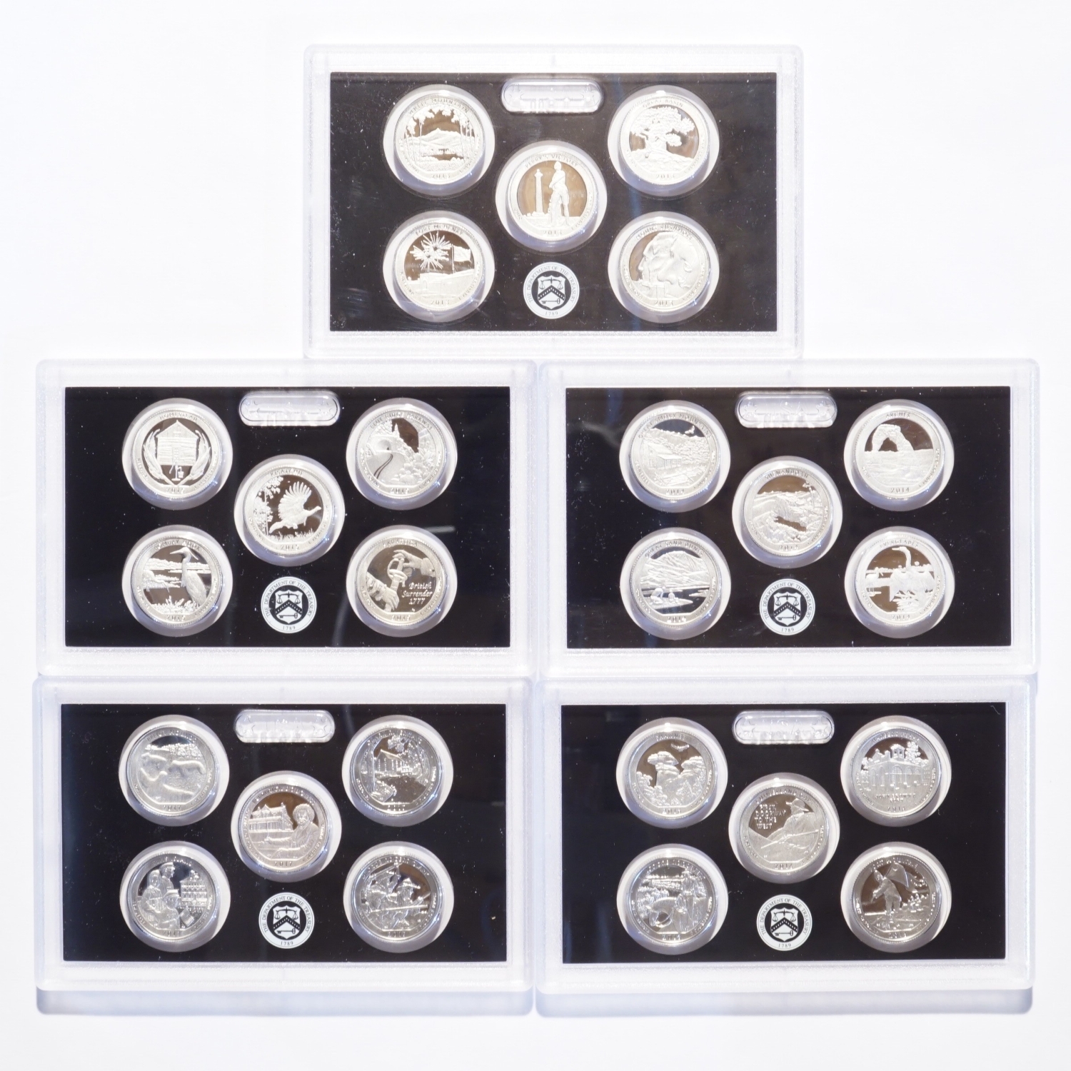2013-2017 Proof Set Silver America the Beautiful Quarters - Image 4