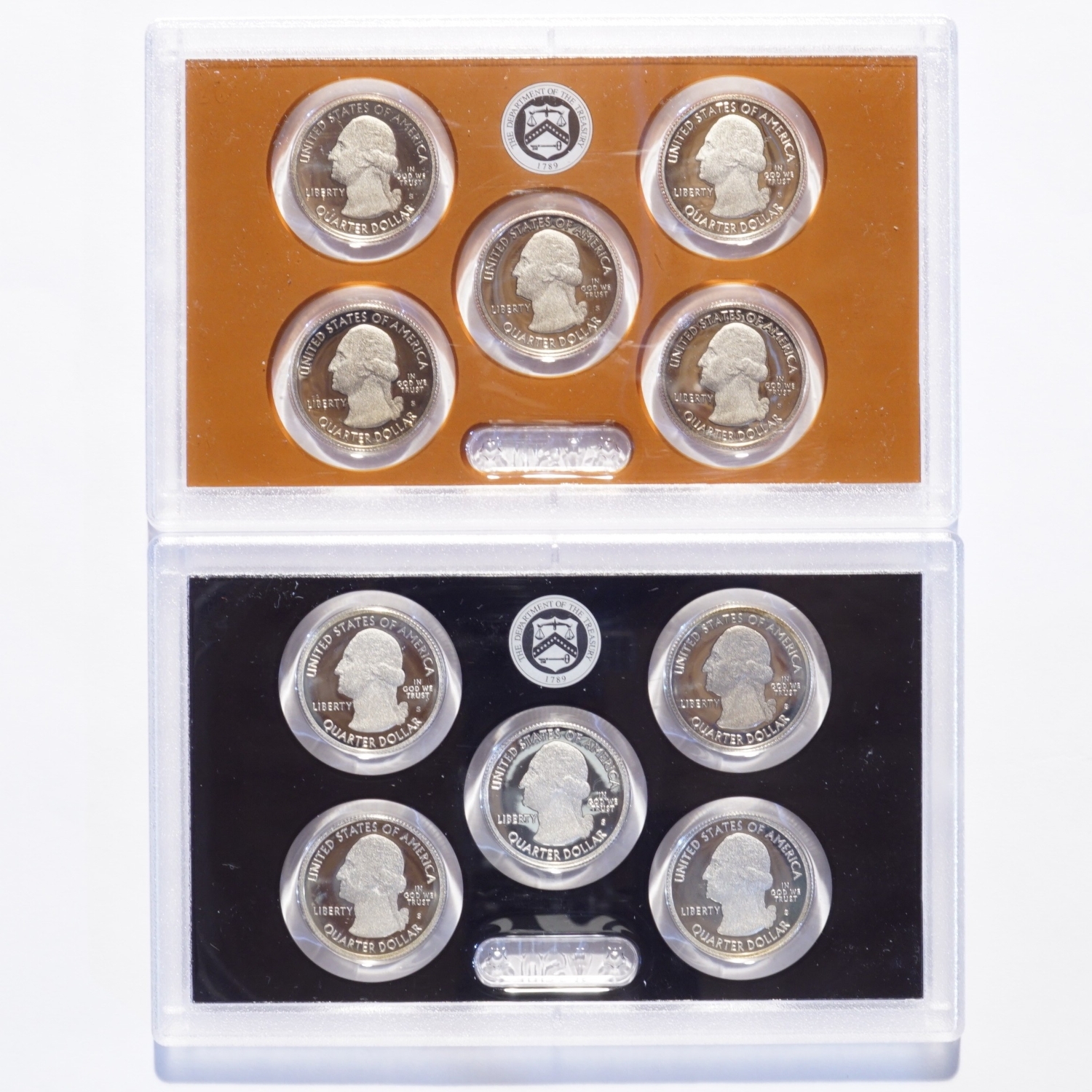 2011 Proof Set Silver/Clad Quarters - Image 2