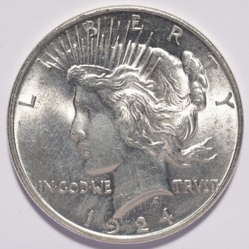 1924 Peace Silver Dollar Unc