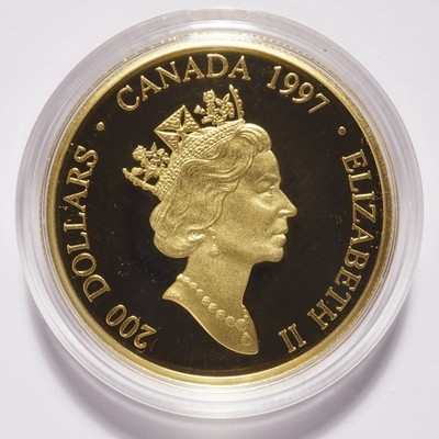1997 Canada $200 Gold Haida Proof - Image 8