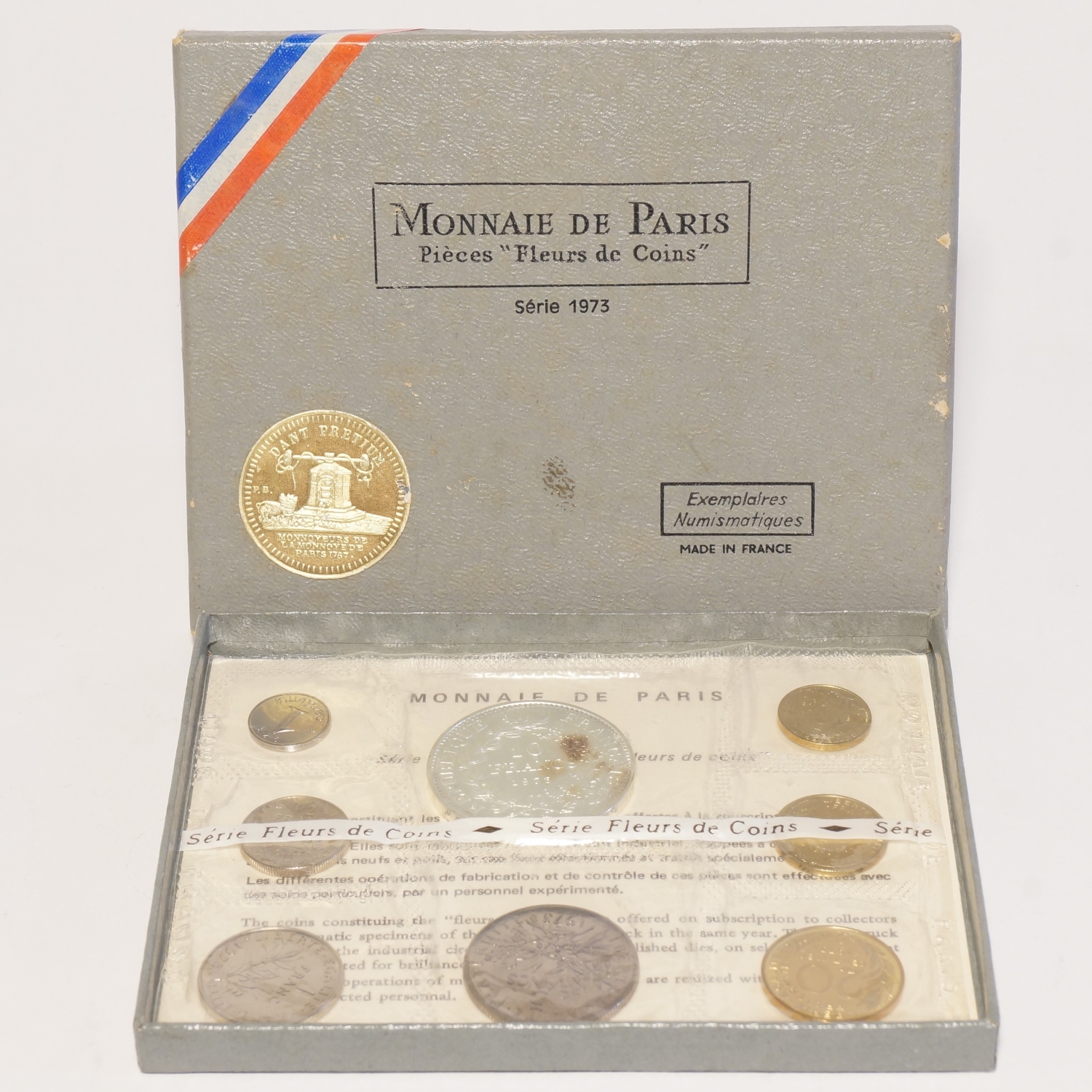 1973 Monnaie De Paris Specimen Set