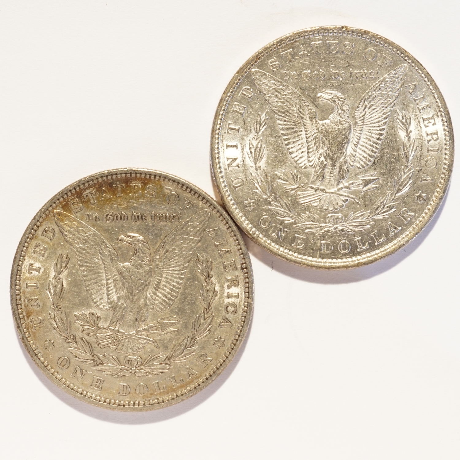 1879 Morgan Silver Dollar AU 2-Coin Lot - Image 4