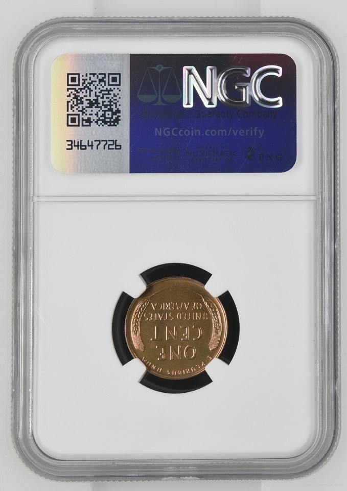 1942 Lincoln Wheat Cent Proof NGC PF64 RB - Image 2