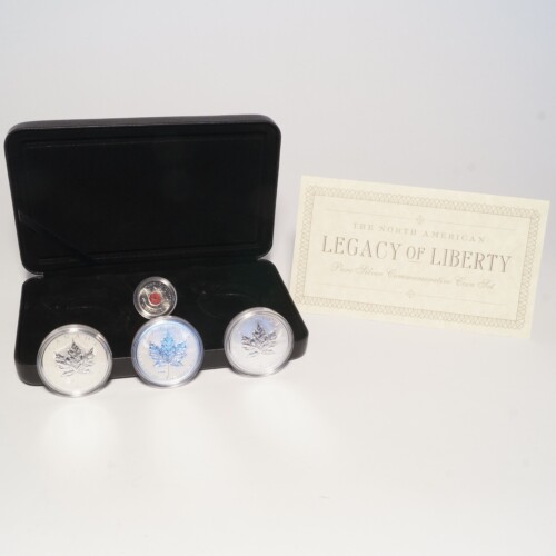 The North American Legacy of Liberty Silver Commemorative Set