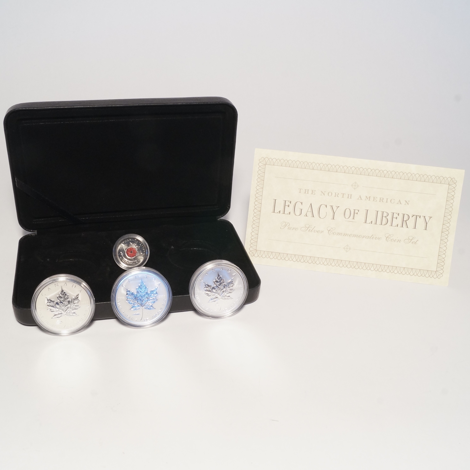 The North American Legacy of Liberty Silver Commemorative Set