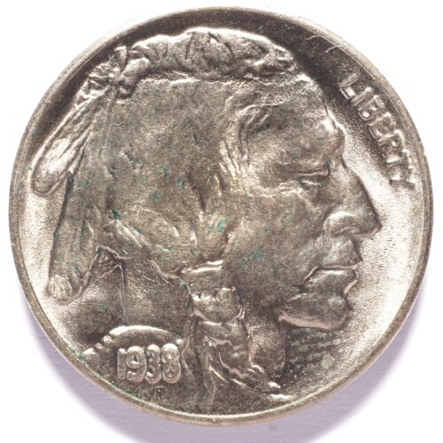 1938-D/D Buffalo Nickel