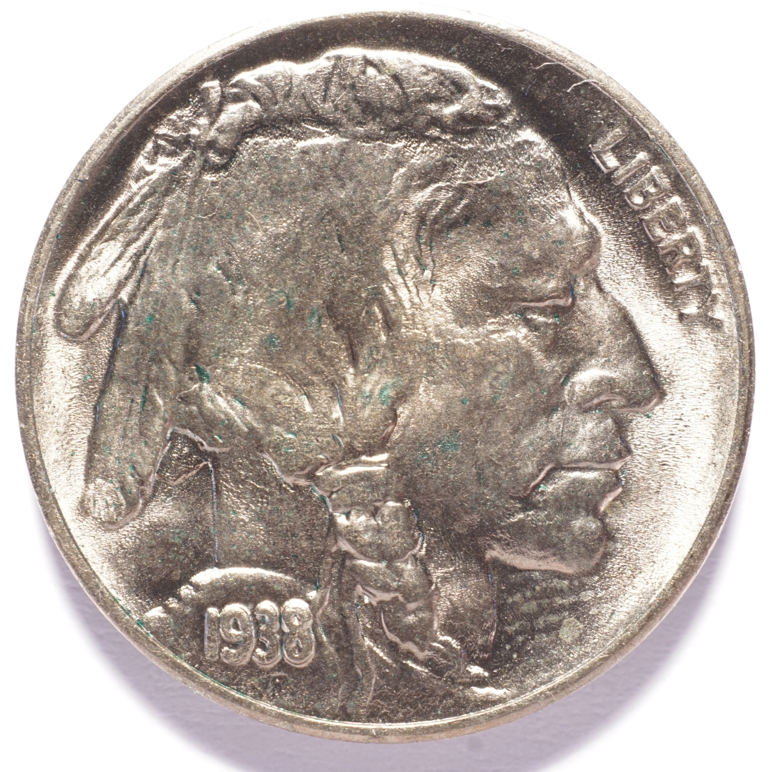 1938-D/D Buffalo Nickel